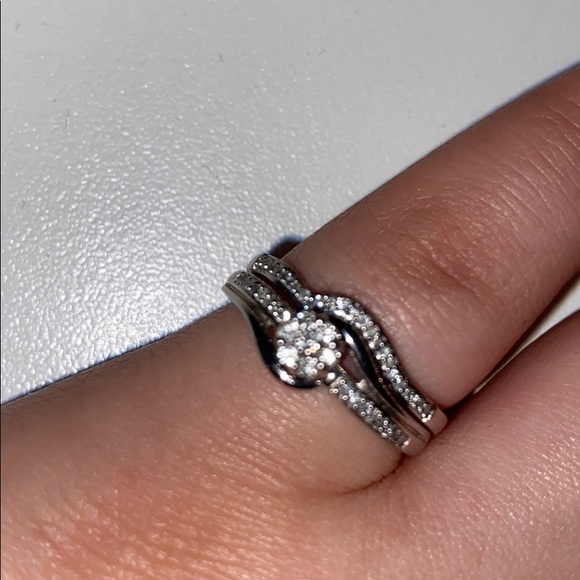 Engagement & Band Ring Bridal Set